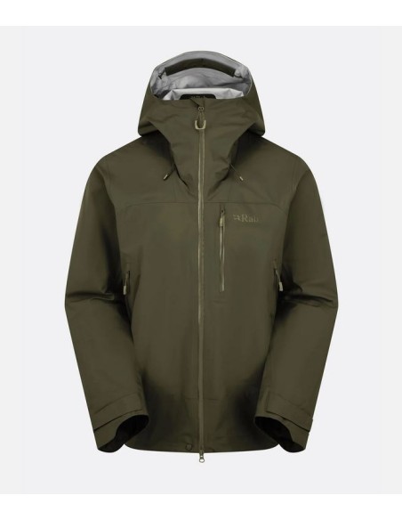 Ανδρικό Αδιάβροχο Jacket Rab Firewall Olive