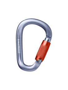 Καραμπίνερ Black Diamond Pearlock Twistlock Gray