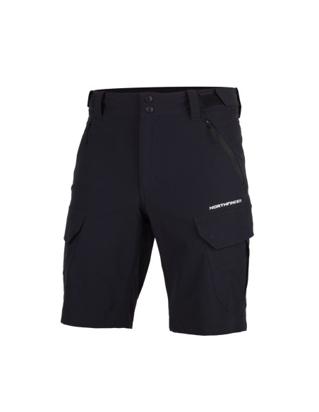 Ανδρικό trekking stretch pocket shorts Anthon Black