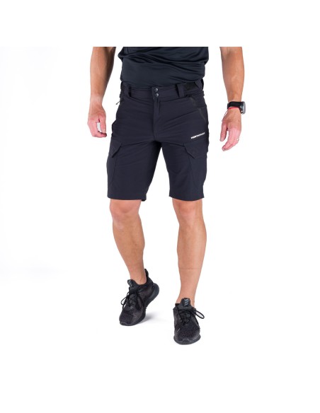 Ανδρικό trekking stretch pocket shorts Anthon Black