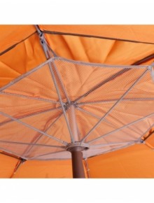 Ομπρέλα Παραλίας Αλουμινίου Escape 2 PE 180g UPF50+ Πορτοκαλί 2