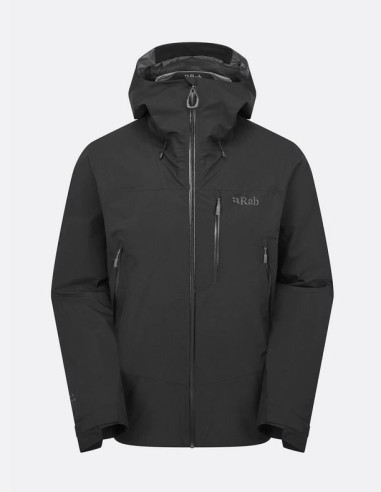 Ανδρικό Αδιάβροχο Rab Downpour Mountain Waterproof Jacket Black