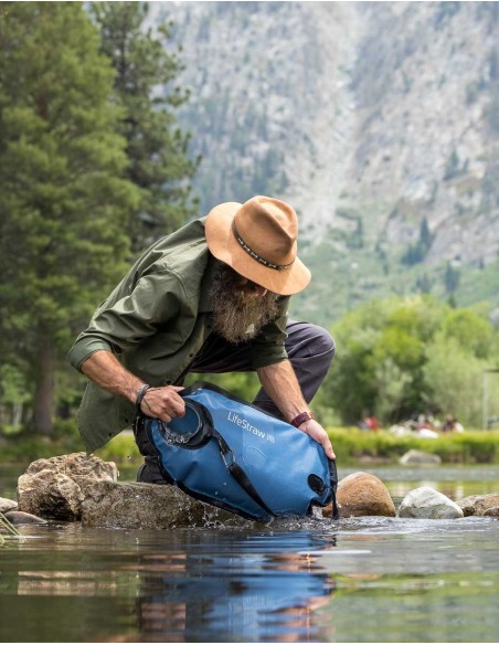 Φίλτρο νερού Lifestraw Peak Series Gravity Filter System - 8L - Dark Mountain Gray