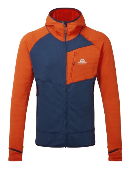 Ανδρικό Fleece Mountain Equipment Eclipse Hooded Jacket Medieval-Cardinal