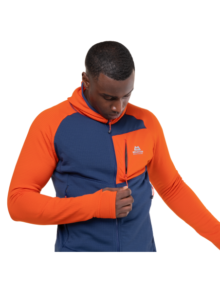 Ανδρικό Fleece Mountain Equipment Eclipse Hooded Jacket Medieval-Cardinal