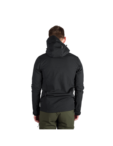 Men's travel softshell softshell jacket 3L Antoni Black
