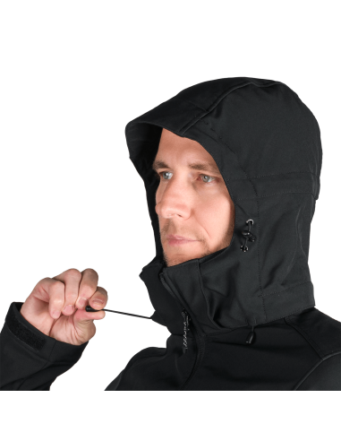 Men's travel softshell softshell jacket 3L Antoni Black
