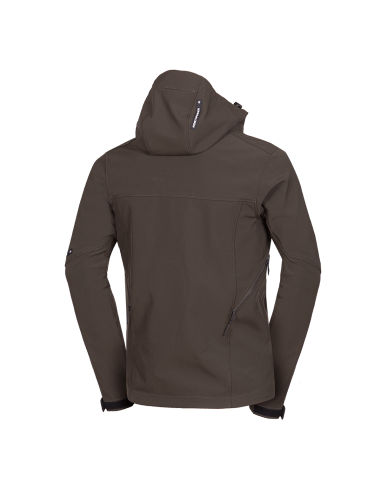 Men's travel softshell softshell jacket 3L Antoni Dark Green