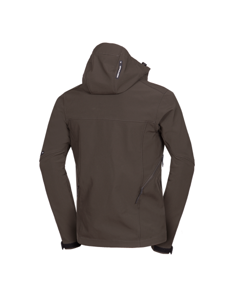 Men's travel softshell softshell jacket 3L Antoni Dark Green