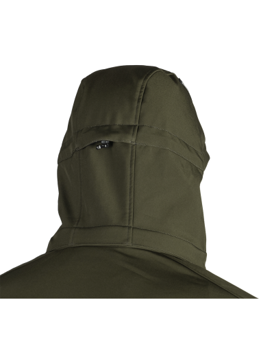 Men's travel softshell softshell jacket 3L Antoni Dark Green