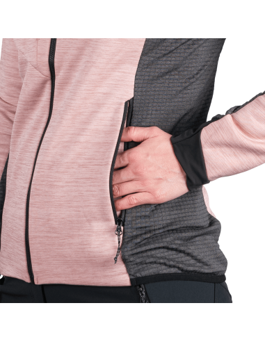 Γυναικείο active comfortable melange sweater Jaclyn Rose Black