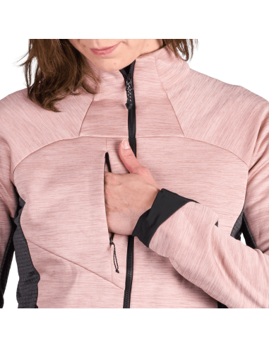 Γυναικείο active comfortable melange sweater Jaclyn Rose Black