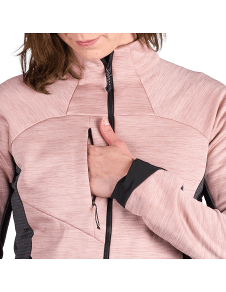 Γυναικείο active comfortable melange sweater Jaclyn Rose Black