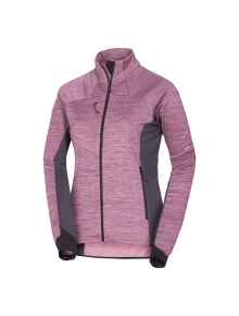 Γυναικείο active comfortable melange sweater Jaclyn Plum - Black