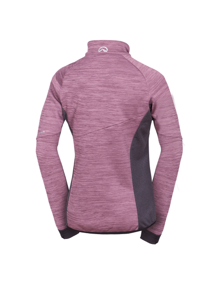 Γυναικείο active comfortable melange sweater Jaclyn Plum - Black