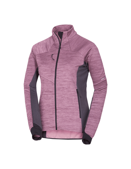 Γυναικείο active comfortable melange sweater Jaclyn Plum - Black