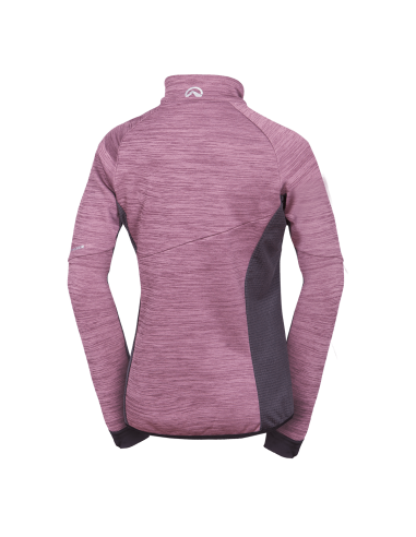 Γυναικείο active comfortable melange sweater Jaclyn Plum - Black