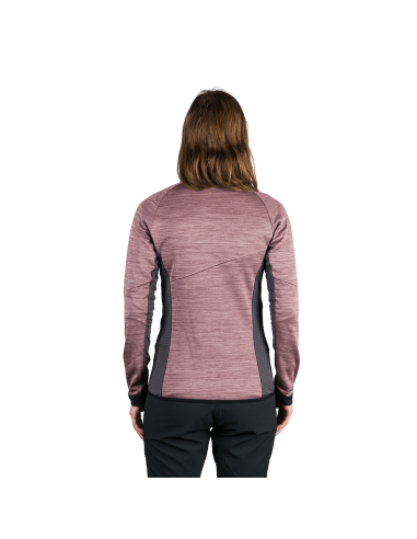 Γυναικείο active comfortable melange sweater Jaclyn Plum - Black