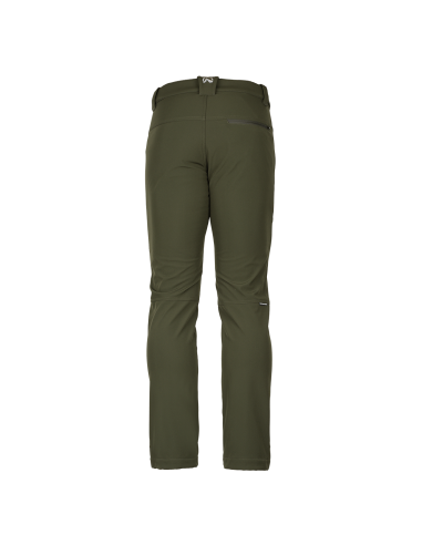 Men's Travel softshell pants 3L Lew Dark Green