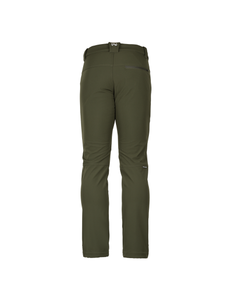 Men's Travel softshell pants 3L Lew Dark Green