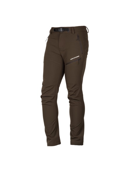 Men's trekking softshell pants outdoor 3L Blazej Mustang