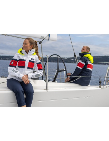 Γυναικεία Νιτσεράδα Helly Hansen Salt Original Sailing Jacket White