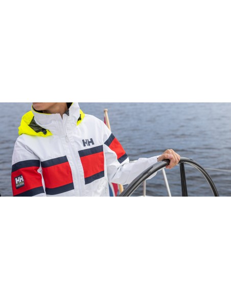 Γυναικεία Νιτσεράδα Helly Hansen Salt Original Sailing Jacket White