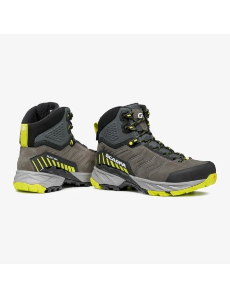 Μπότες ορειβασίας Scarpa Rush Trk GTX Titanium - Lime