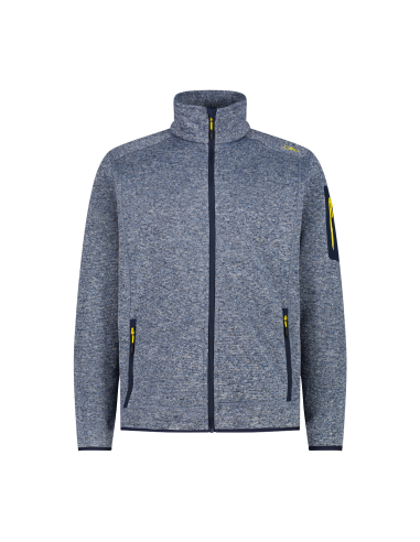 Ανδρικό knit-tech fleece Jacket CMP B. blue - Blustone