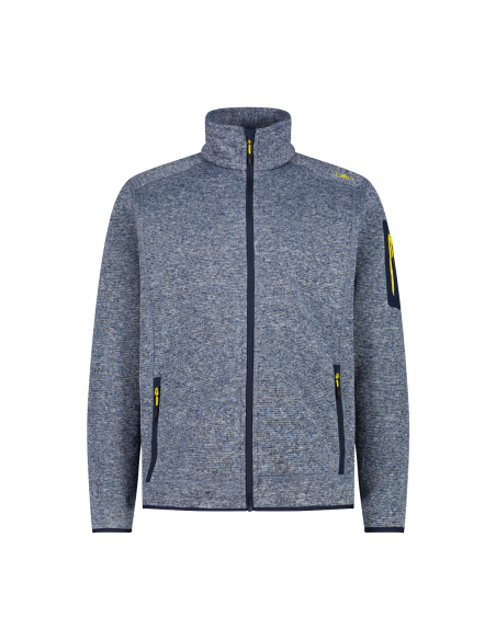 Ανδρικό knit-tech fleece Jacket CMP B. blue - Blustone
