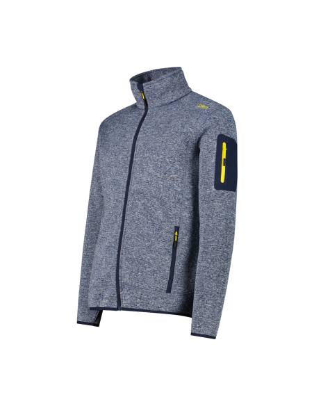 Ανδρικό knit-tech fleece Jacket CMP B. blue - Blustone