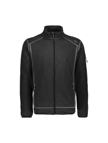 Ανδρικό knit-tech fleece Jacket CMP Nero - Glacier
