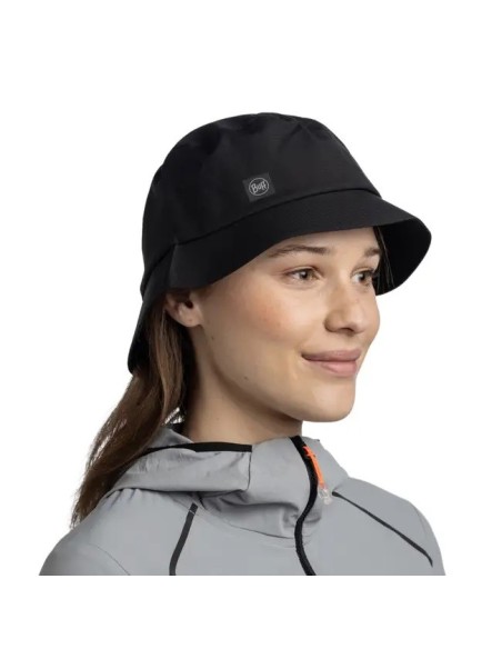 Buff® Rain Bucket Hat - Solid Black - 136678.999.20.00
