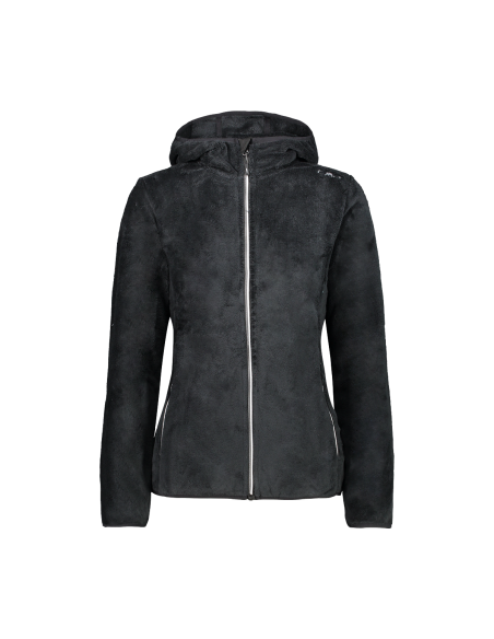 Γυναικείο HighLoft hooded fleece CMP Nero - Graffite