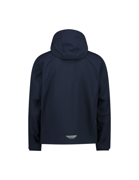 Ανδρικό SoftShell Jacket CMP Zip Hood B. Blue - Ice