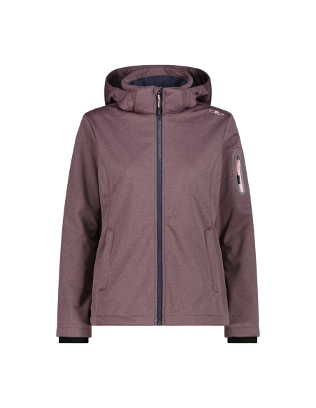 Γυναικείο Softshell Jacket CMP With Detachable Hood Pink Mel
