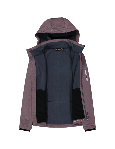 Γυναικείο Softshell Jacket CMP With Detachable Hood Pink Mel