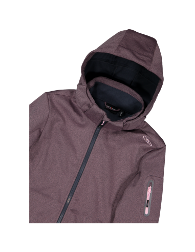Γυναικείο Softshell Jacket CMP With Detachable Hood Pink Mel