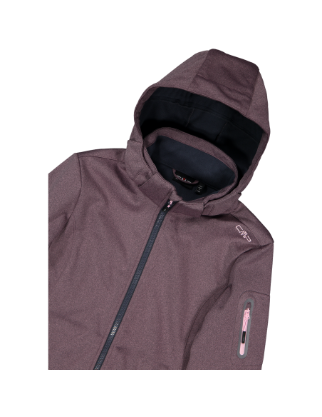 Γυναικείο Softshell Jacket CMP With Detachable Hood Pink Mel