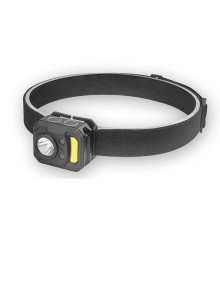 Φακος Κεφαλής Ελαφρύς Sensor 350lm Κοκκινο+UV Cob