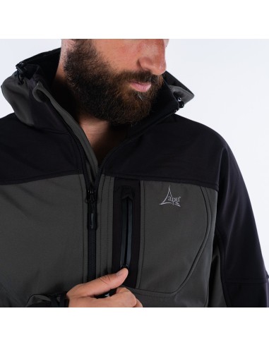 Ανδρικό Softshell Apu Himalaya II Μαύρο-Χακί