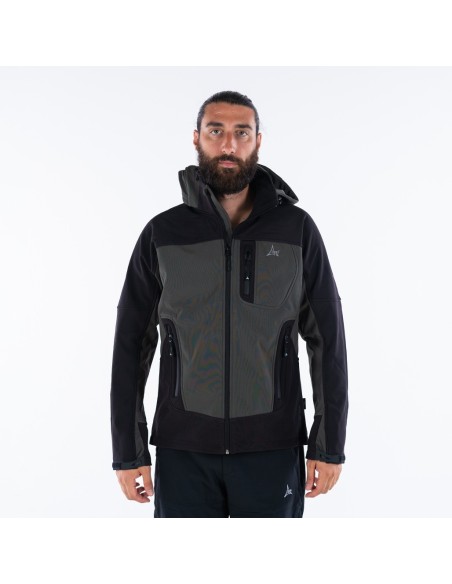 Ανδρικό Softshell Apu Himalaya II Μαύρο-Χακί