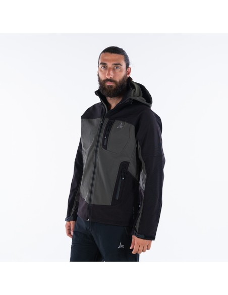 Ανδρικό Softshell Apu Himalaya II Μαύρο-Χακί