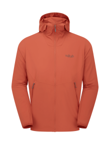 Ανδρικό Softshell Jacket Rab Borealis Hooded Jacket Tuscan Red