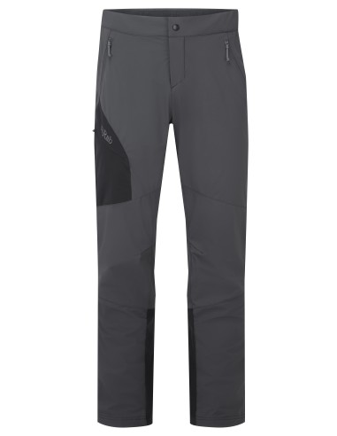 Ανδρικό παντελόνι Softshell Rab Ascendor Antracite