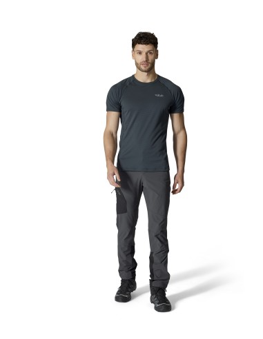 Ανδρικό παντελόνι Softshell Rab Ascendor Antracite