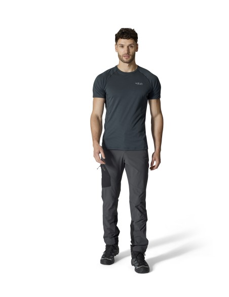 Ανδρικό παντελόνι Softshell Rab Ascendor Antracite