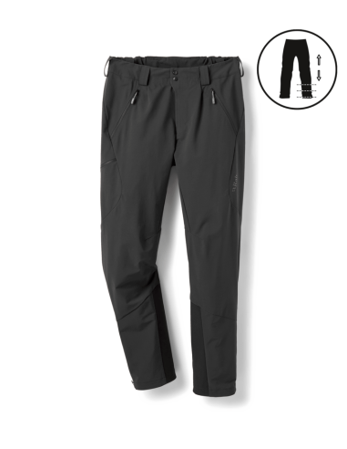 Ανδρικό παντελόνι Softshell Ascendor AS Climbing Black