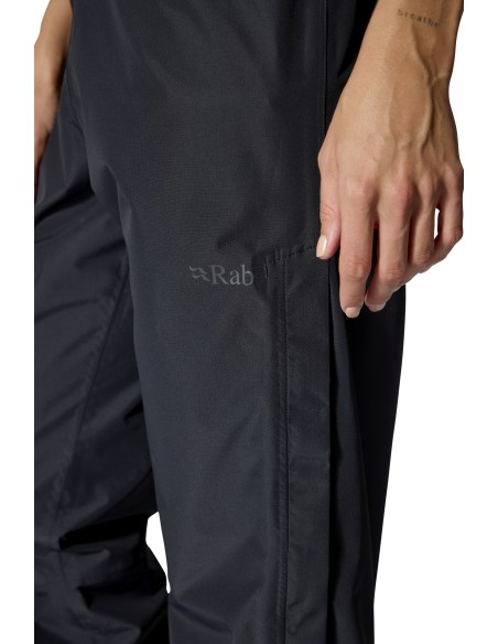 Γυναικείο Αδιάβοχο Rab Downpour Waterproof Pants Black