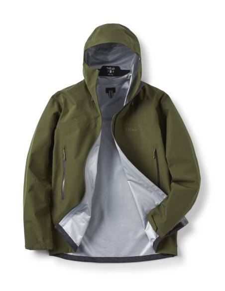 Ανδρικό Αδιάβροχο Jacket Rab Namche GORE-TEX Army